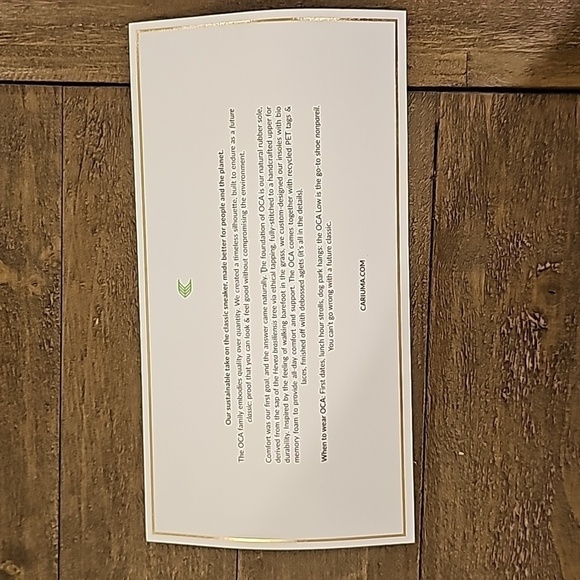 Cariuma OCA Low Shadow Blue Cancas Sneaker - Picture 8 of 11